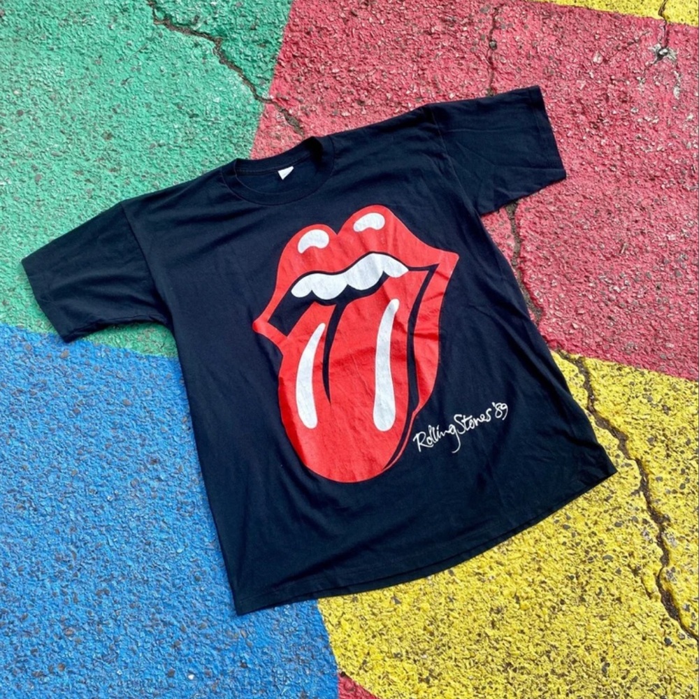 Retro Collectible 1989 The Rolling Stones Steel Wheels North American Tour Tee